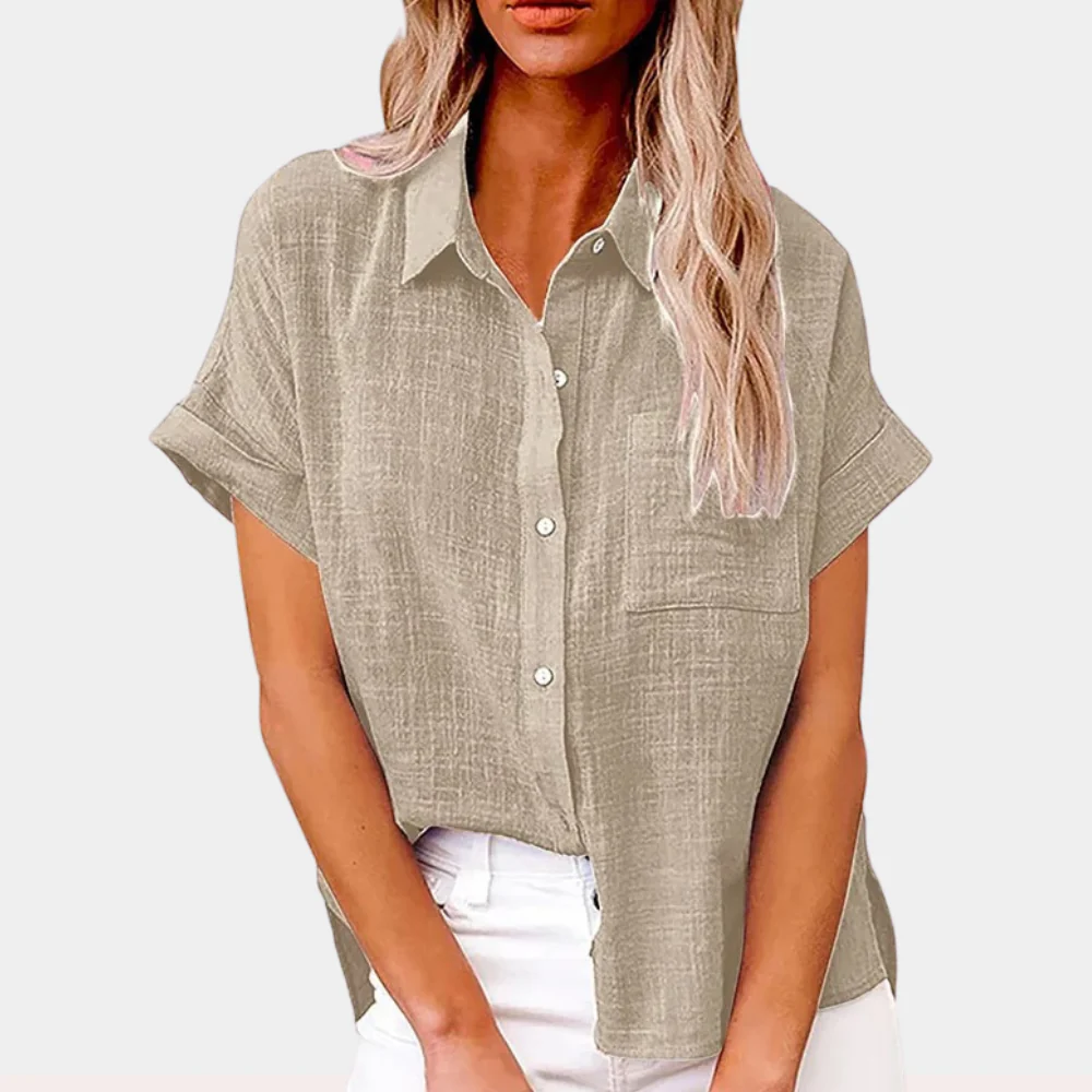 Nolwenn | Blouse Femme Manches Courtes