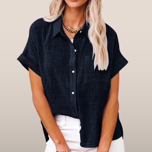 Nolwenn | Blouse Femme Manches Courtes