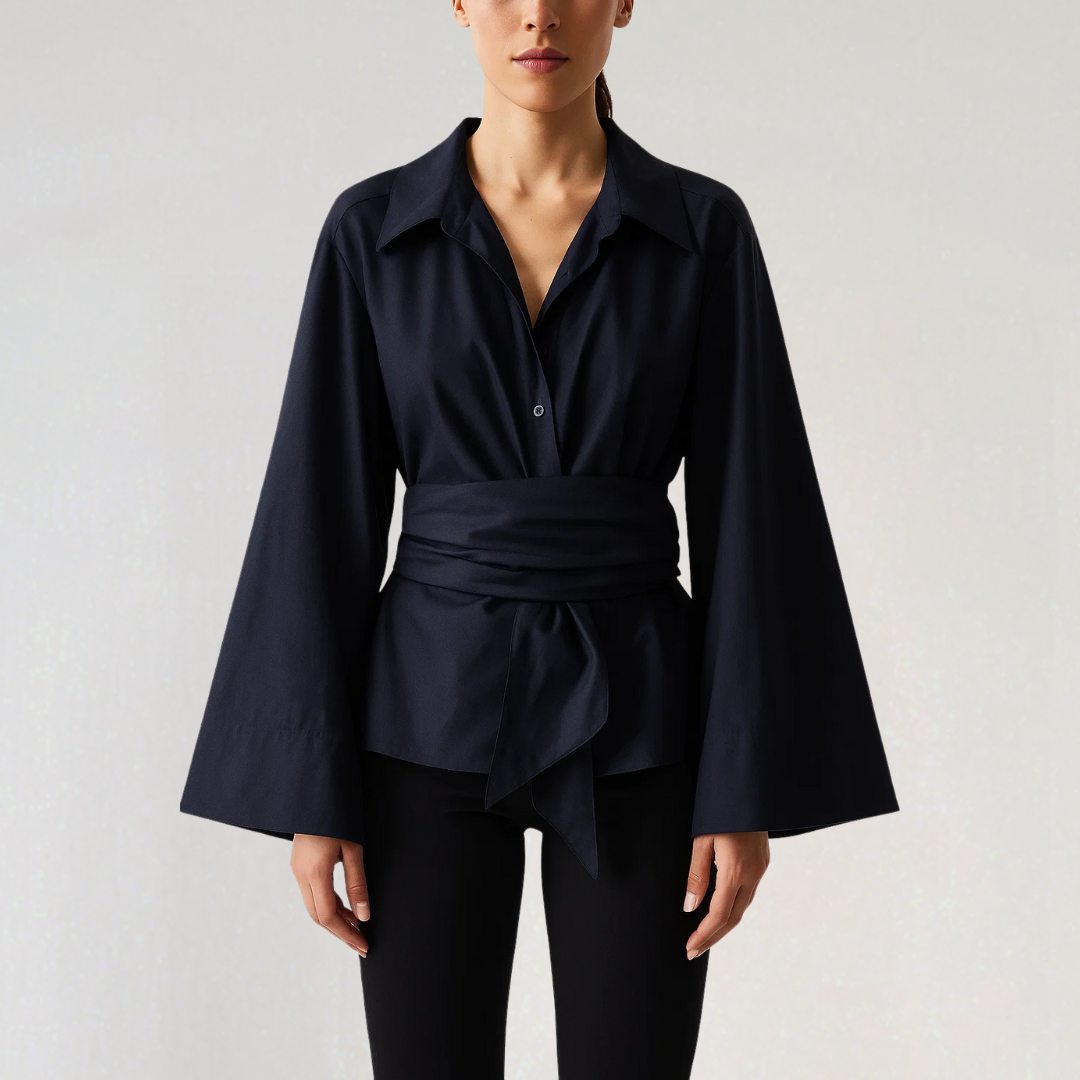 Elise | Sommer-Wickelbluse – Leichte Eleganz und feminine Passform