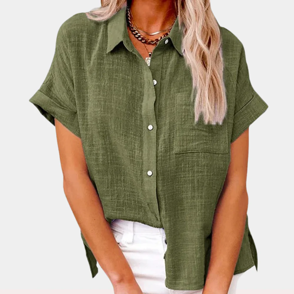 Nolwenn | Blouse Femme Manches Courtes