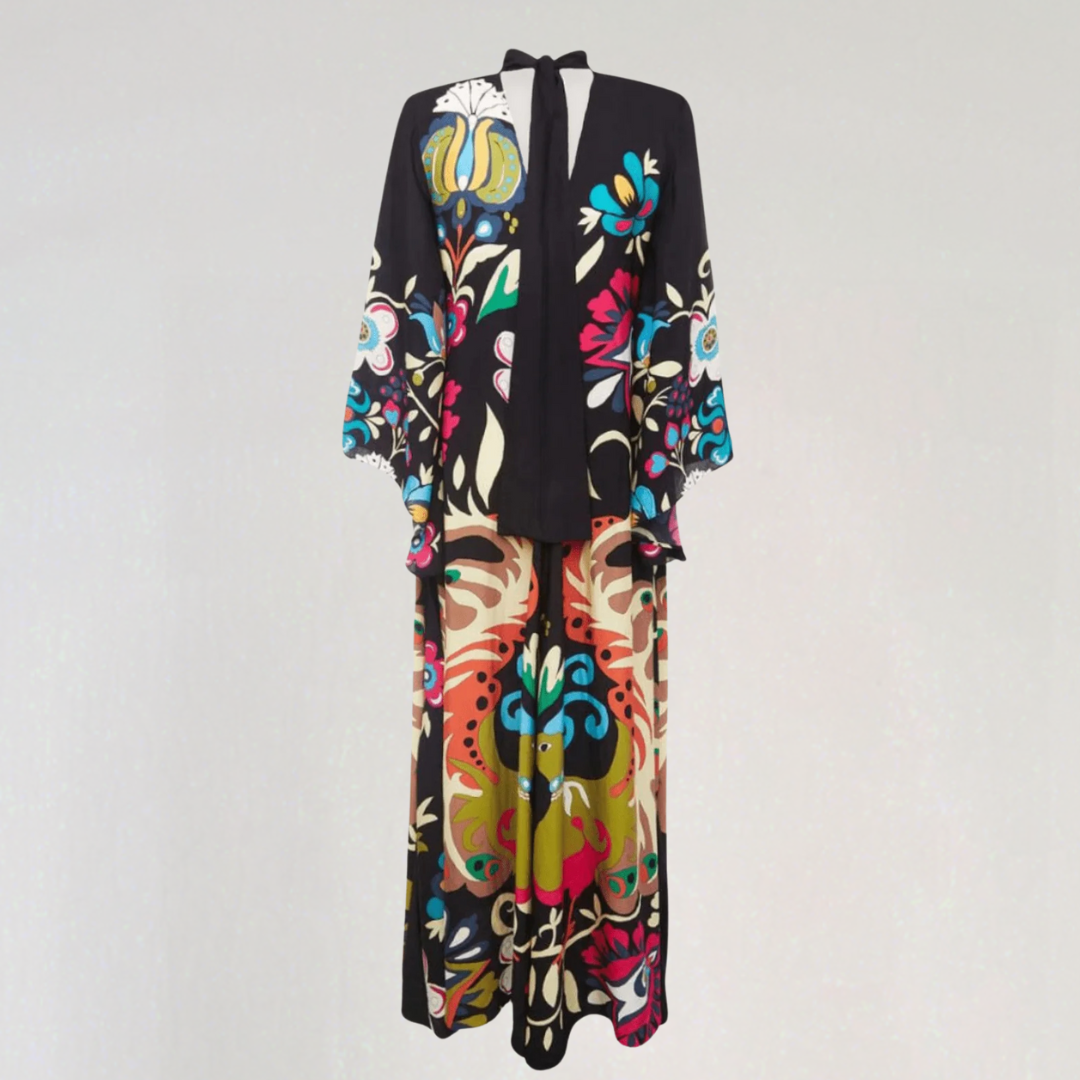 Djamila | Maxi Kaftan Boheme Kjole – Afslappet Og Flydende Elegance