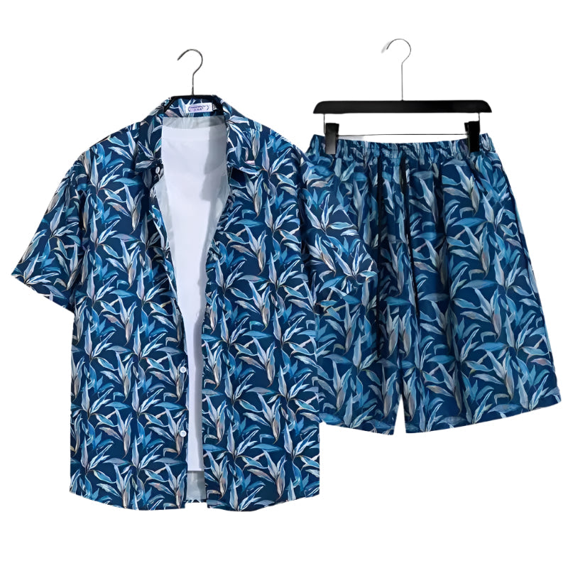 Alexandre | Insieme Estivo Per Uomini Camicia E Pantaloni Corti
