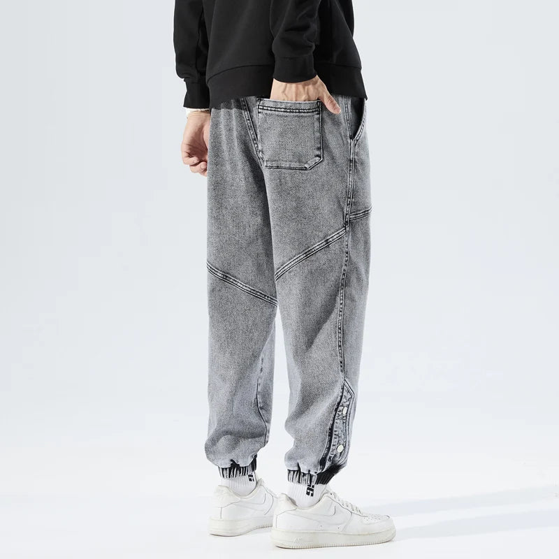 Neil | Lehká japonská stylová kalhoty