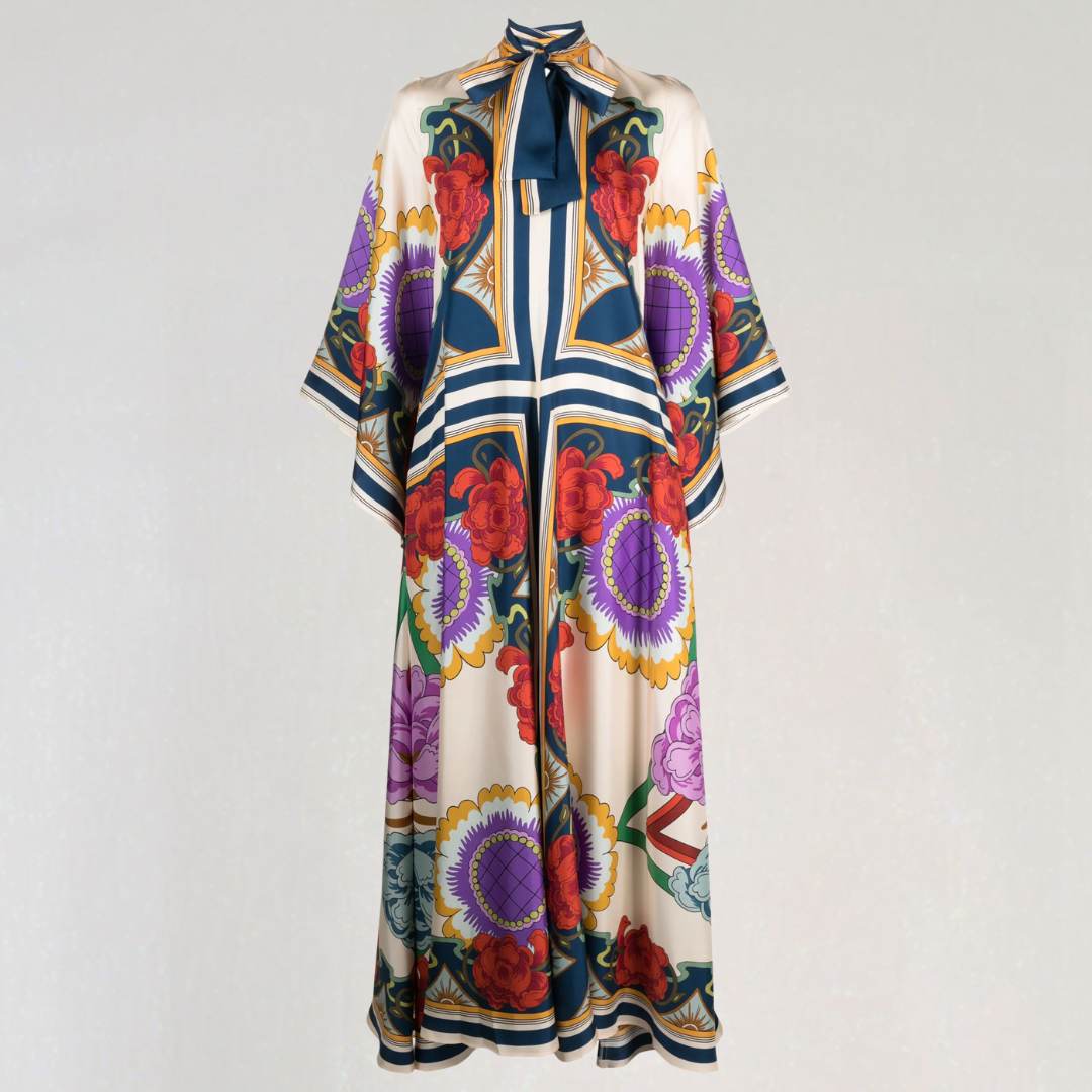 Djamila | Maxi Kaftan Boheme Kjole – Afslappet Og Flydende Elegance