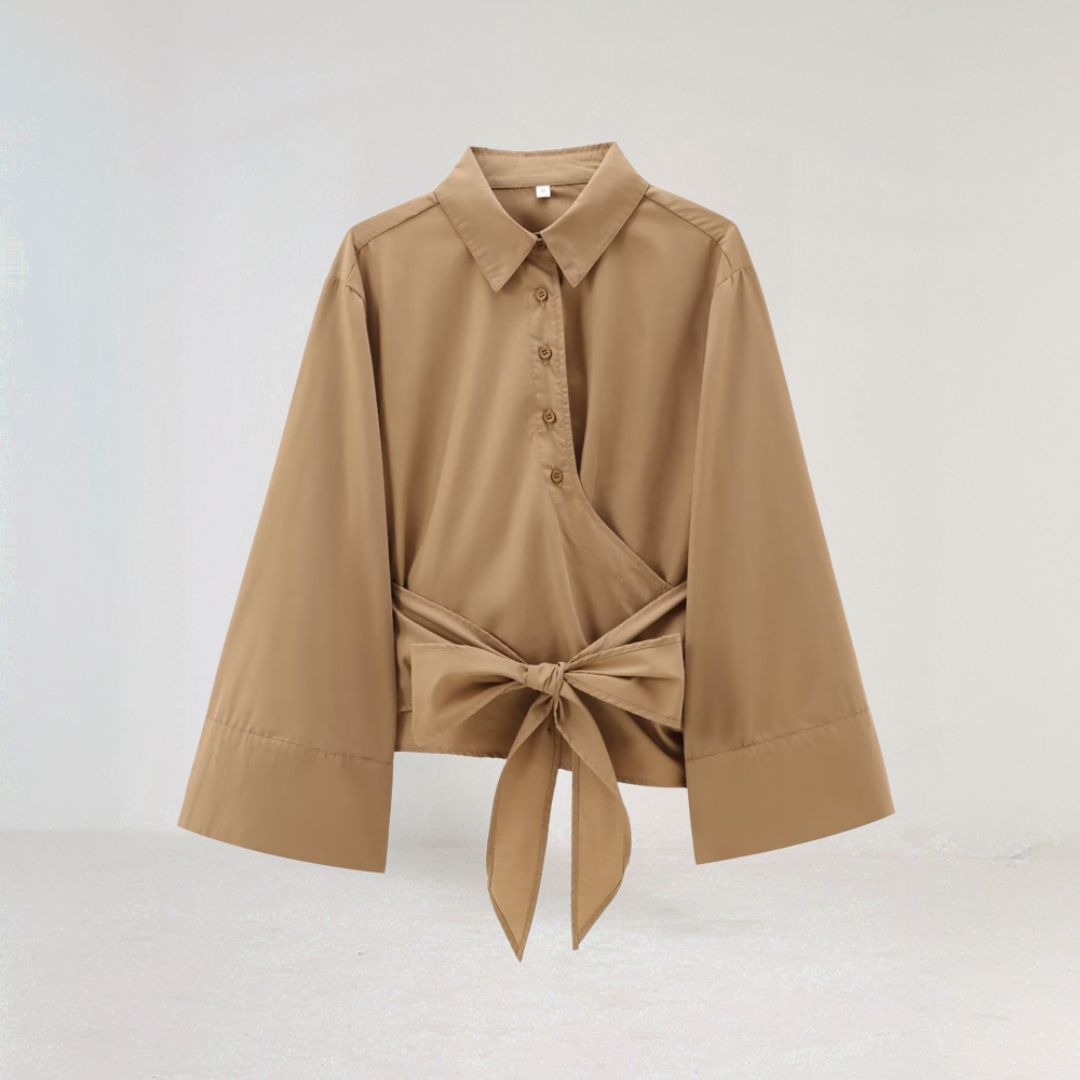 Elise | Sommer-Wickelbluse – Leichte Eleganz und feminine Passform