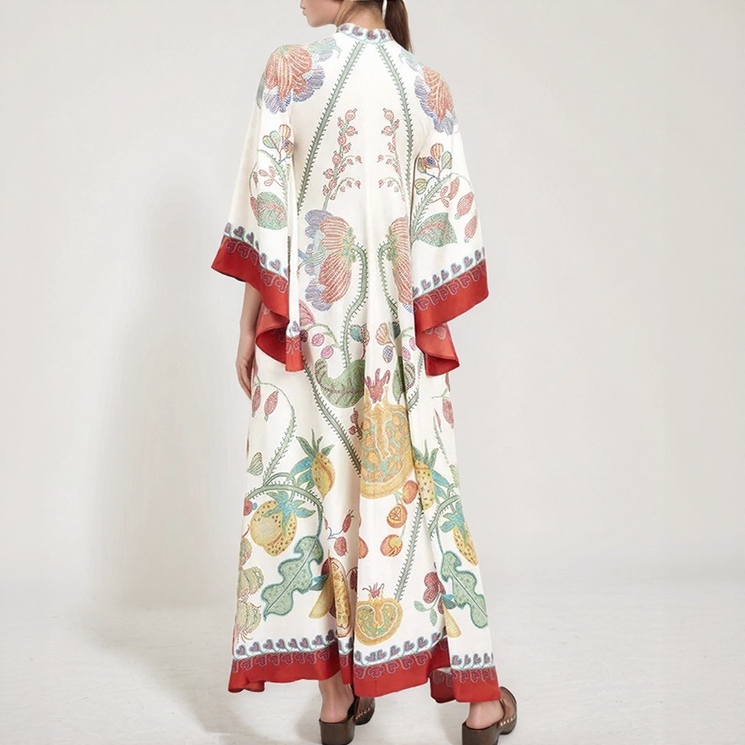 Djamila | Maxi Kaftan Boheme Kjole – Afslappet Og Flydende Elegance