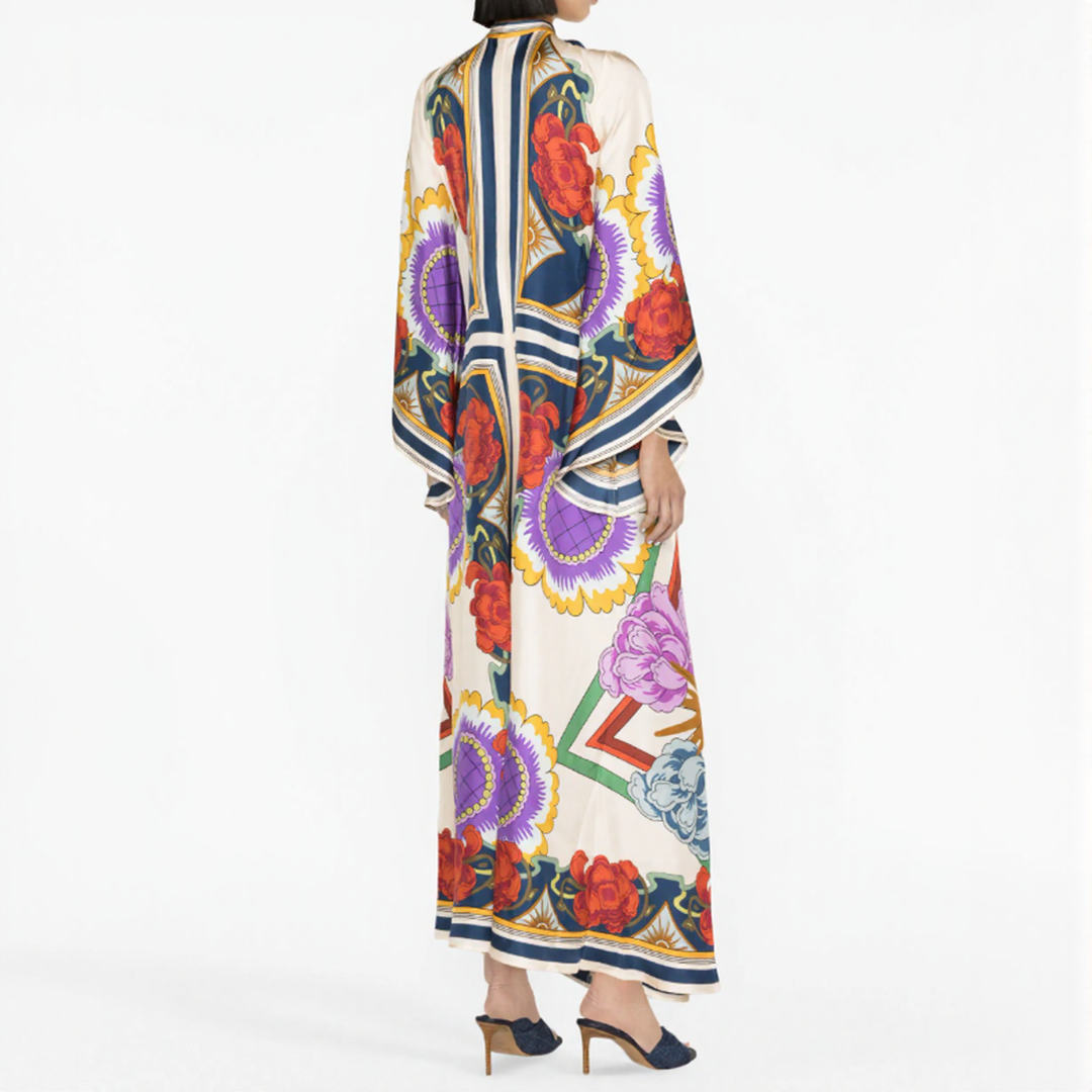 Djamila | Maxi Kaftan Boheme Kjole – Afslappet Og Flydende Elegance