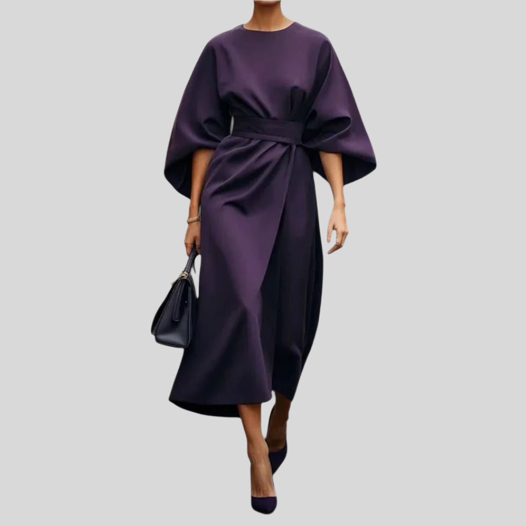 Émile | Vestido de Noche Elegante para Mujer de Mangas Cortas 