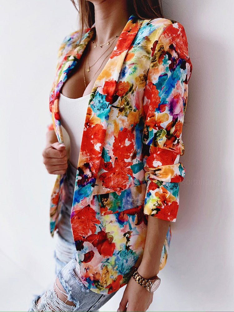 Giuseppina | Giacca Colorata – Eleganza Tendenza e Dinamica 