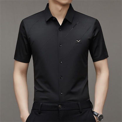 Clément | Premium Fluid Shirt med Satinfinish 