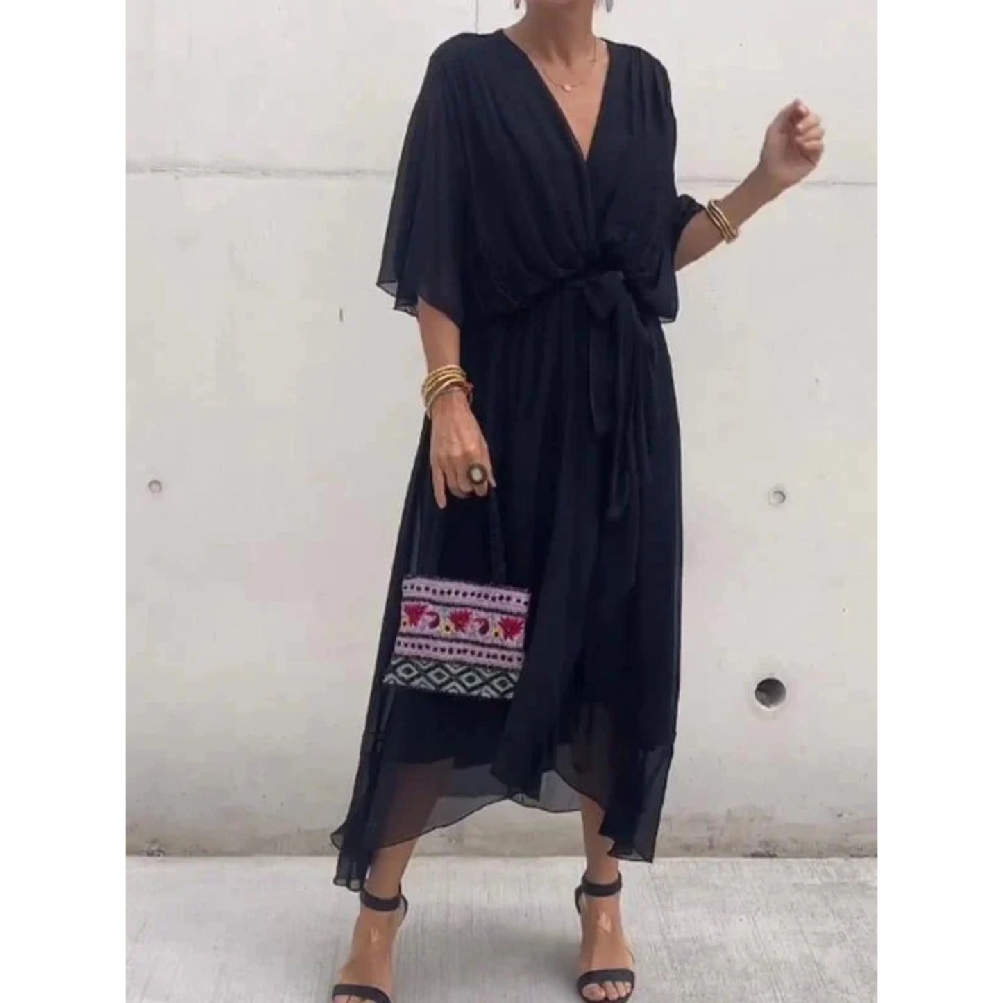Annabelle | Vestido Cruzado – Corte Ligero y Fluido 