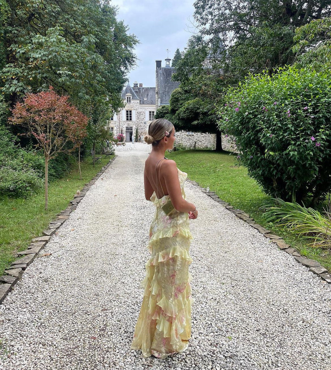Sophie | Maxi šaty s volánky – Romantická elegance a lehkost 