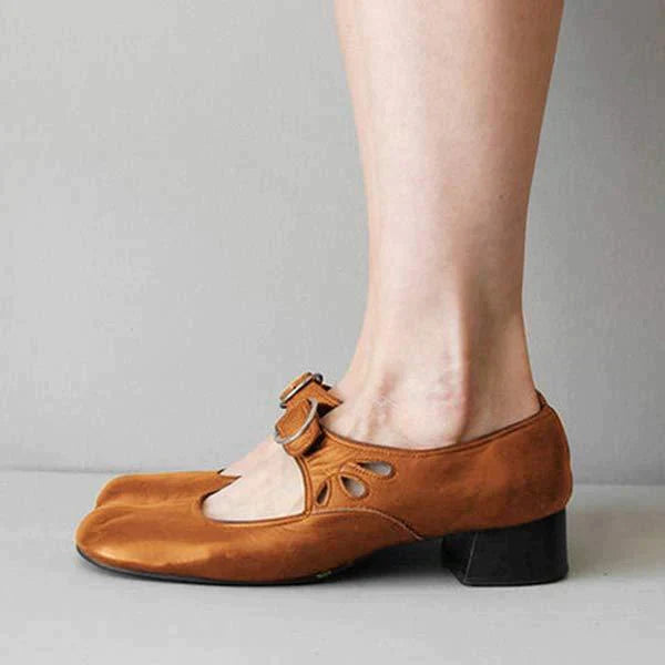 Séraphine | Pantofi cu brâu pentru femei – Stil retro și rafinat 