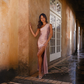 Mélinda | Asymmetrisches Langkleid – Eleganz und Modernität 