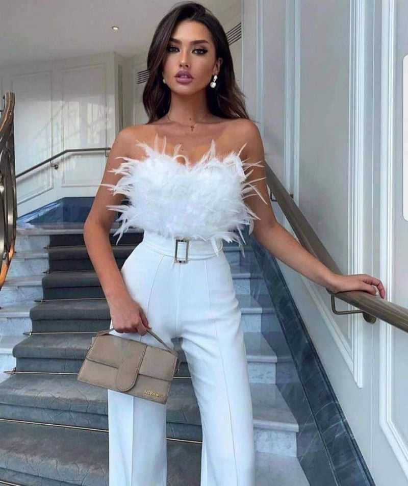 Indira | Elegant kombinasjon med justert topp 