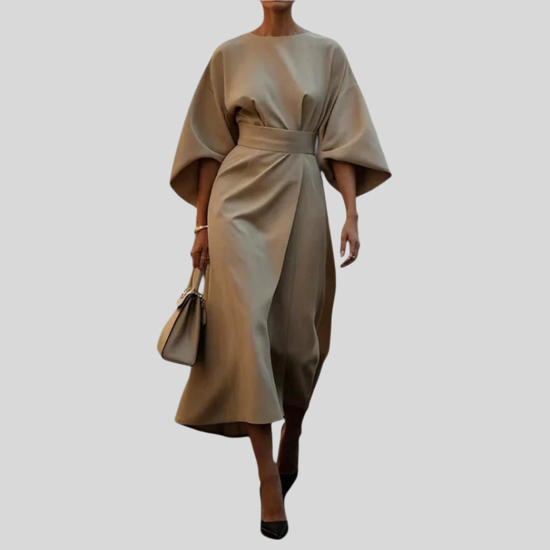 Émile | Vestido de Noche Elegante para Mujer de Mangas Cortas 