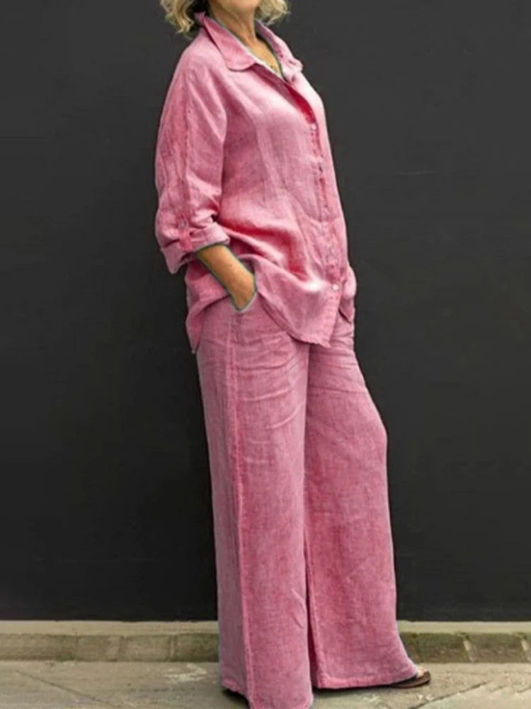 Gwendoline | Ensemble Knappet Kvinne – Oversized og Trendy 