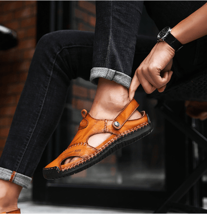 Cesare | Sandali Uomo – Comfort Morbido e Stile Aerato 