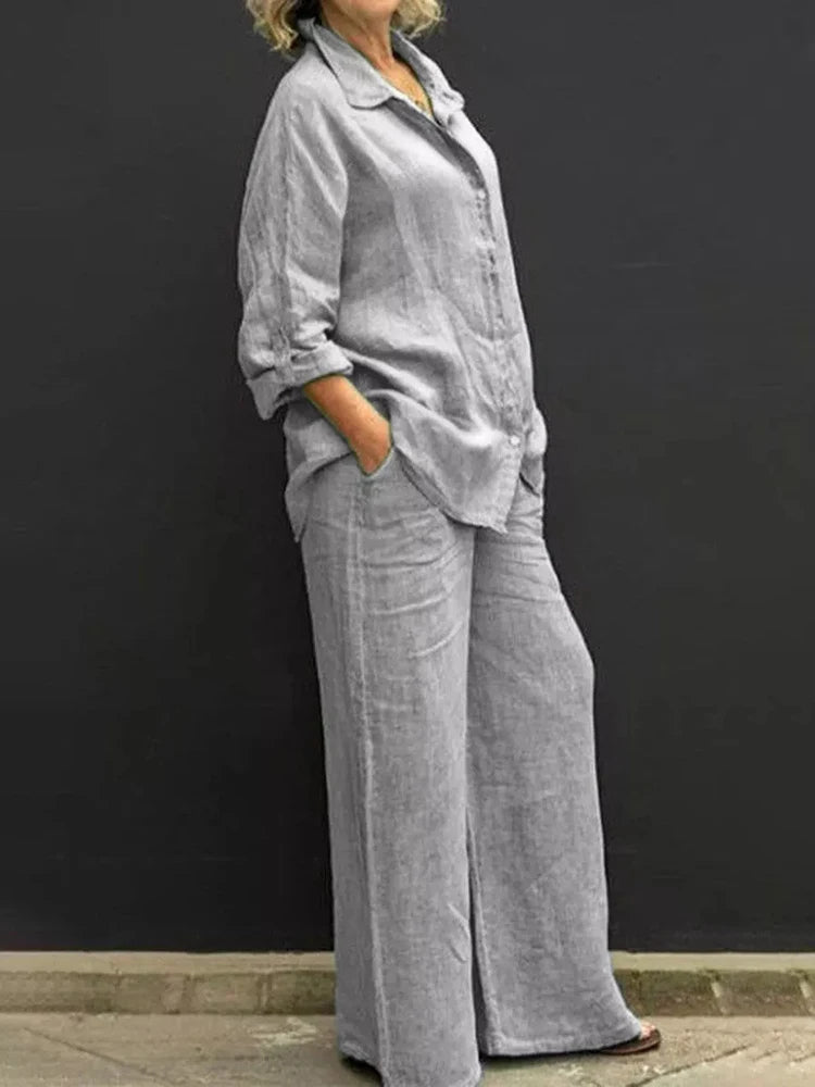 Gwendoline | Ensemble Knappet Kvinne – Oversized og Trendy 