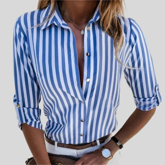 Slimane | Streepjes Overhemd Chic En Licht 