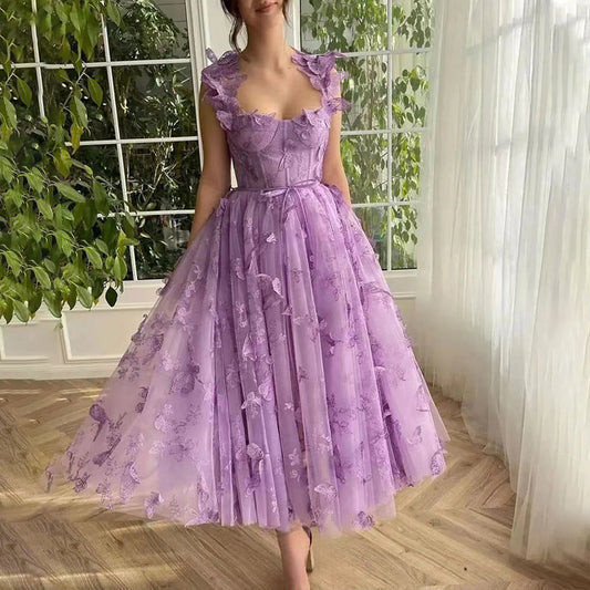 Henriette | Robe De Cérémonie Femme – Volants Et Élégance