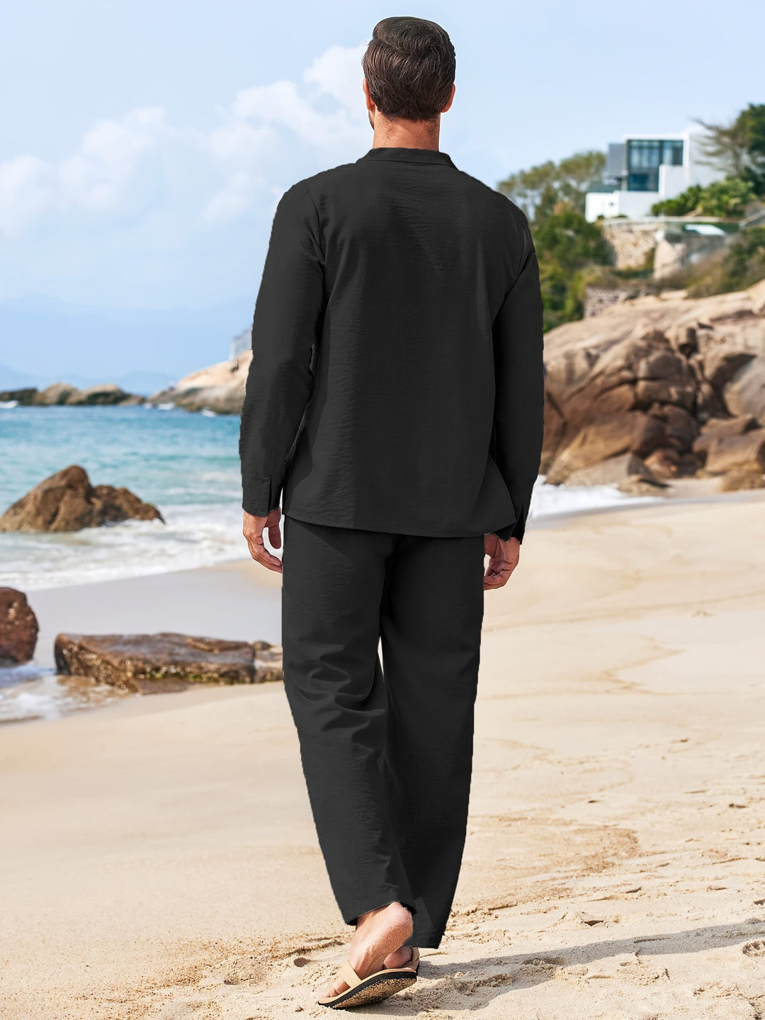 Nicolas | Set Bohemsk Chic – Høy Lacé & Fluid Bukse 