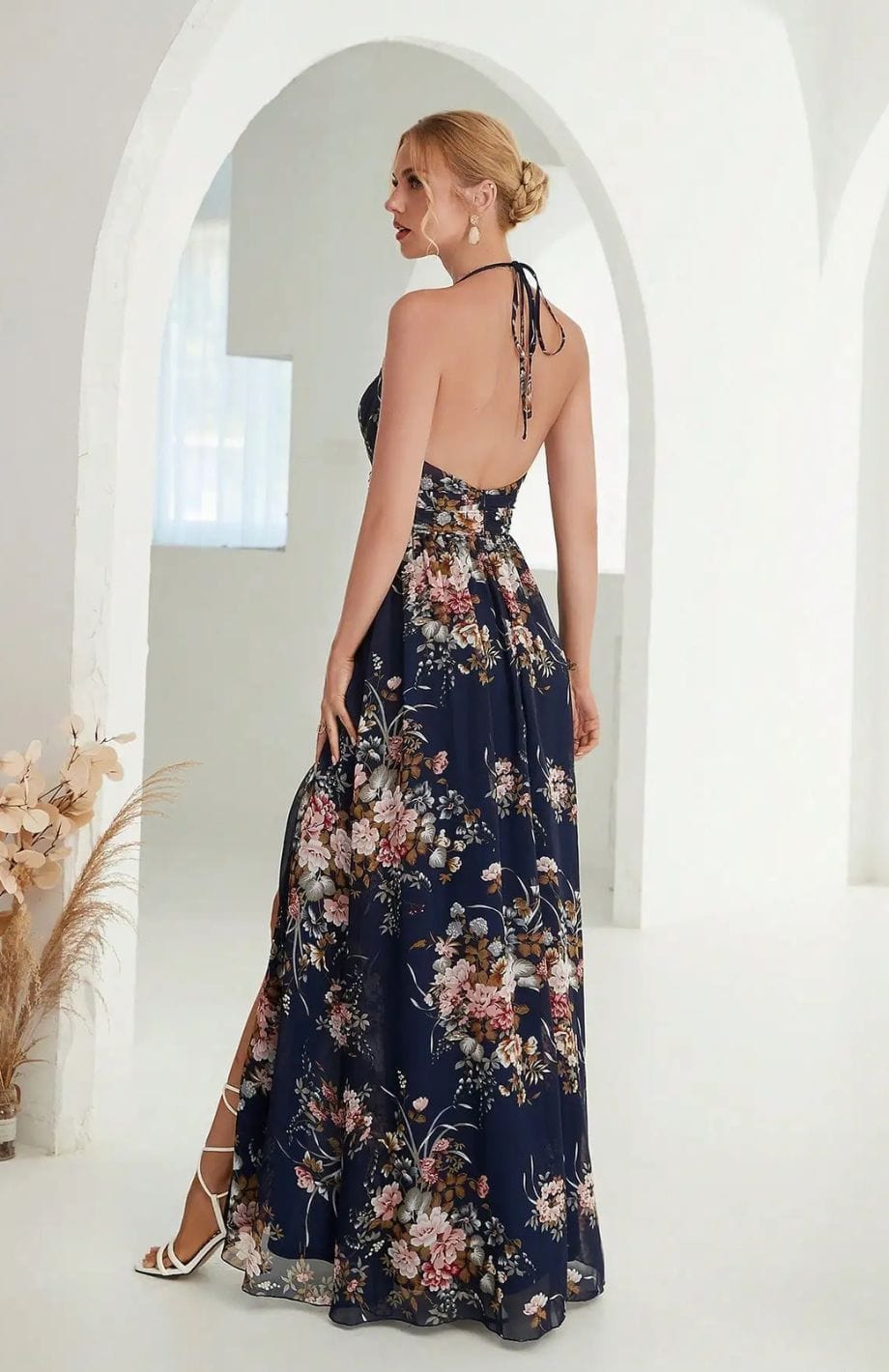 Eva | Elegant Printed Dress – Perfect For Weddings 