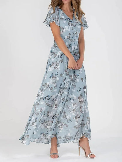 Lénaëlle | Długa Sukienka Boho – Styl Eteryczny i Wysmuklona Sylwetka 