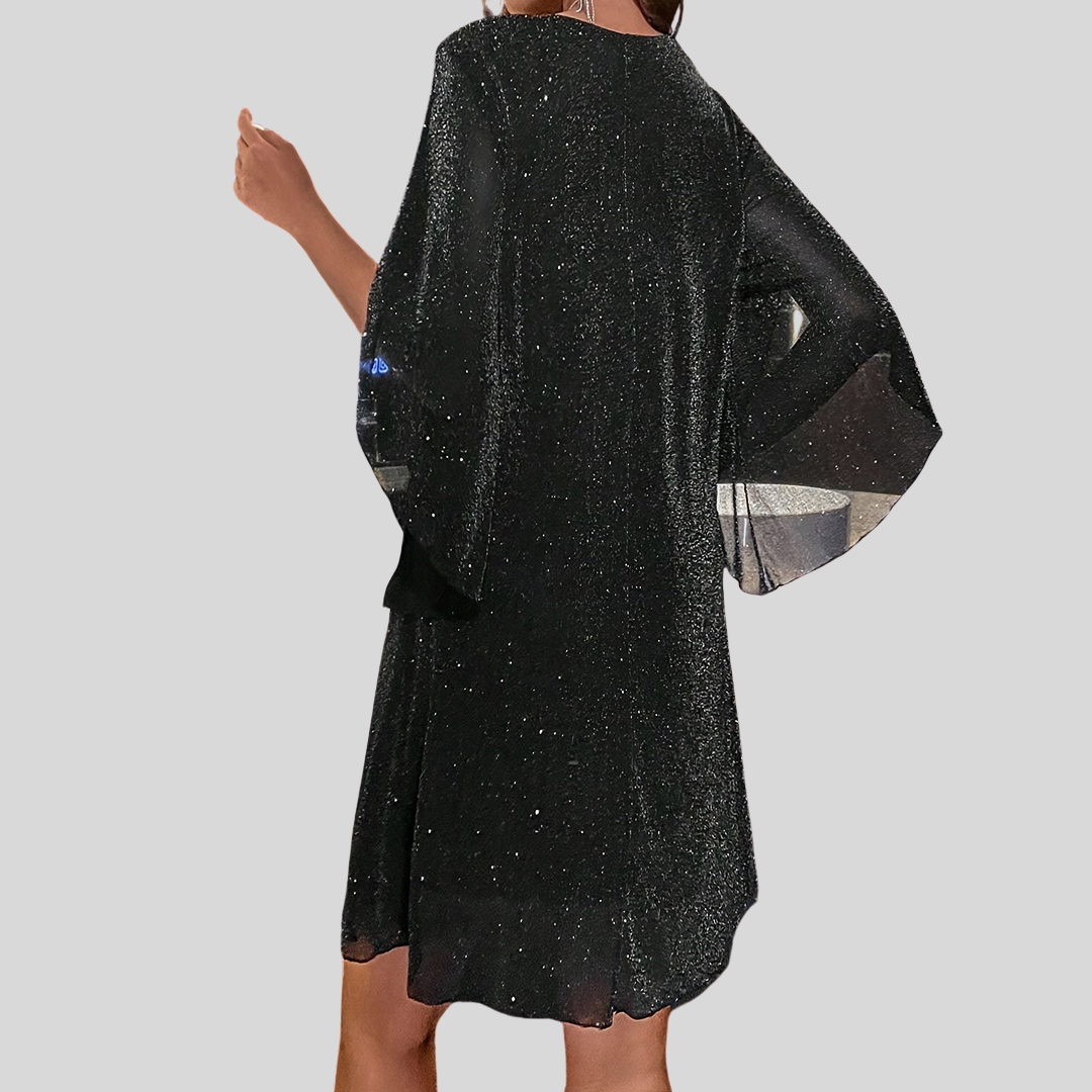 Vivien | Abendkleid mit Pailletten 