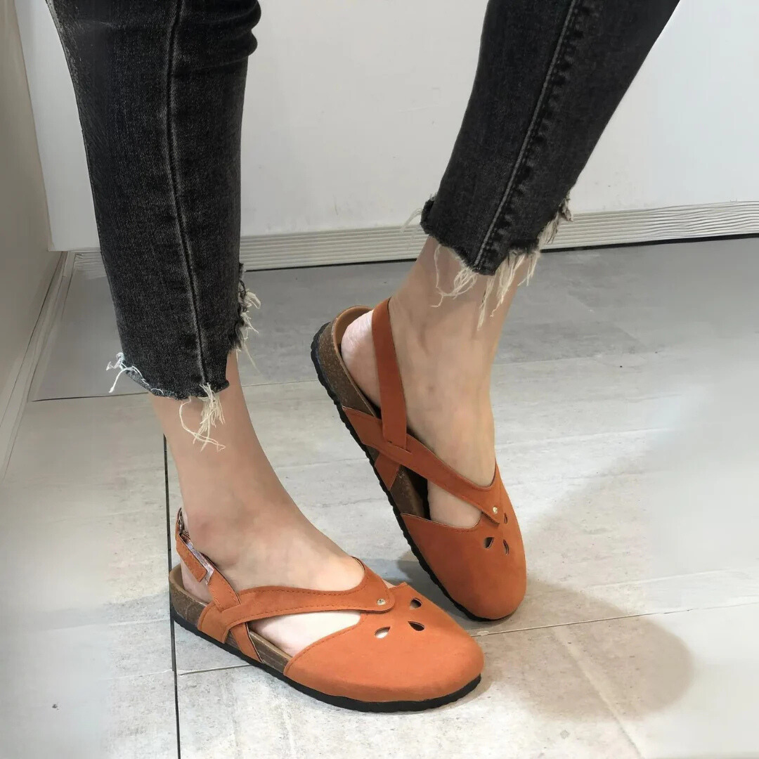 Albertine | Elegante Sandalen – Geschlossener Zehenbereich und sichere Passform 
