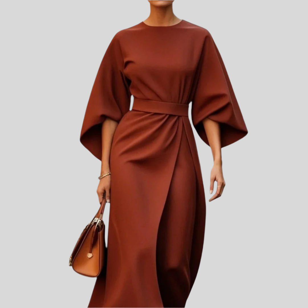 Émile | Vestido de Noche Elegante para Mujer de Mangas Cortas 