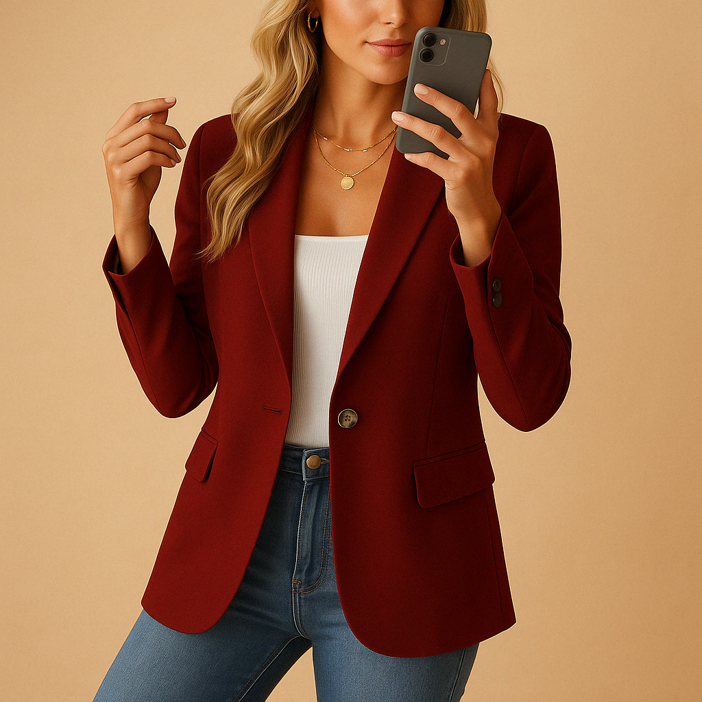 Mireille | Juster Blazer Jakke – Chic og Allsidig Stil 
