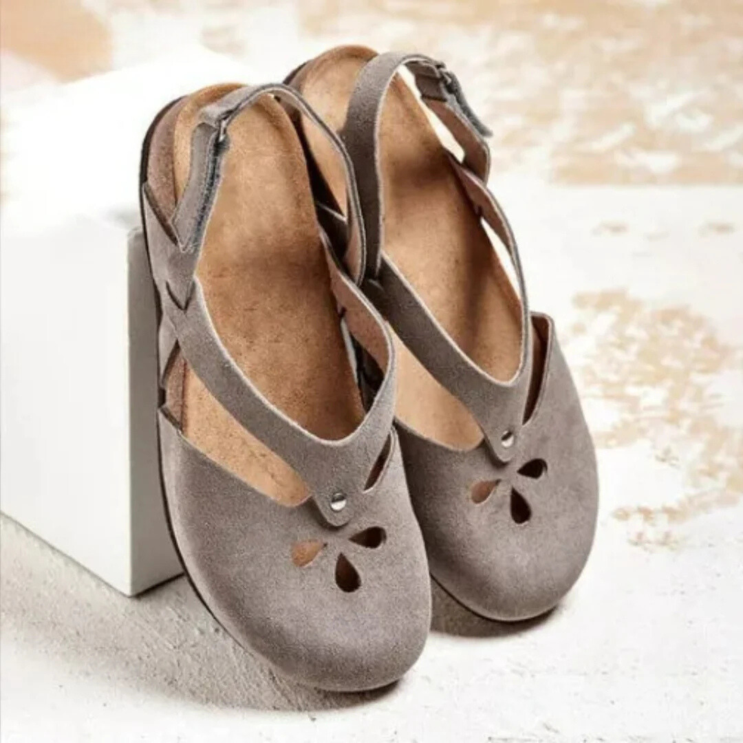 Albertine | Elegante Sandalen – Geschlossener Zehenbereich und sichere Passform 