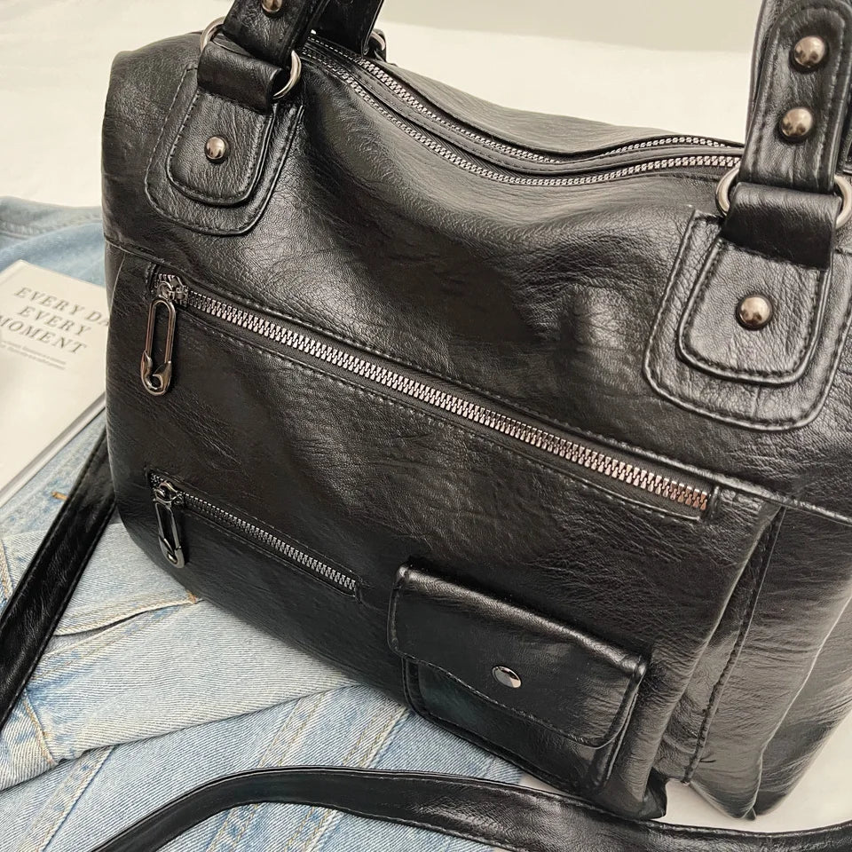 Amaya | Gran Bolsa de Curso en Bandolera – Elegancia y Confort Diario 