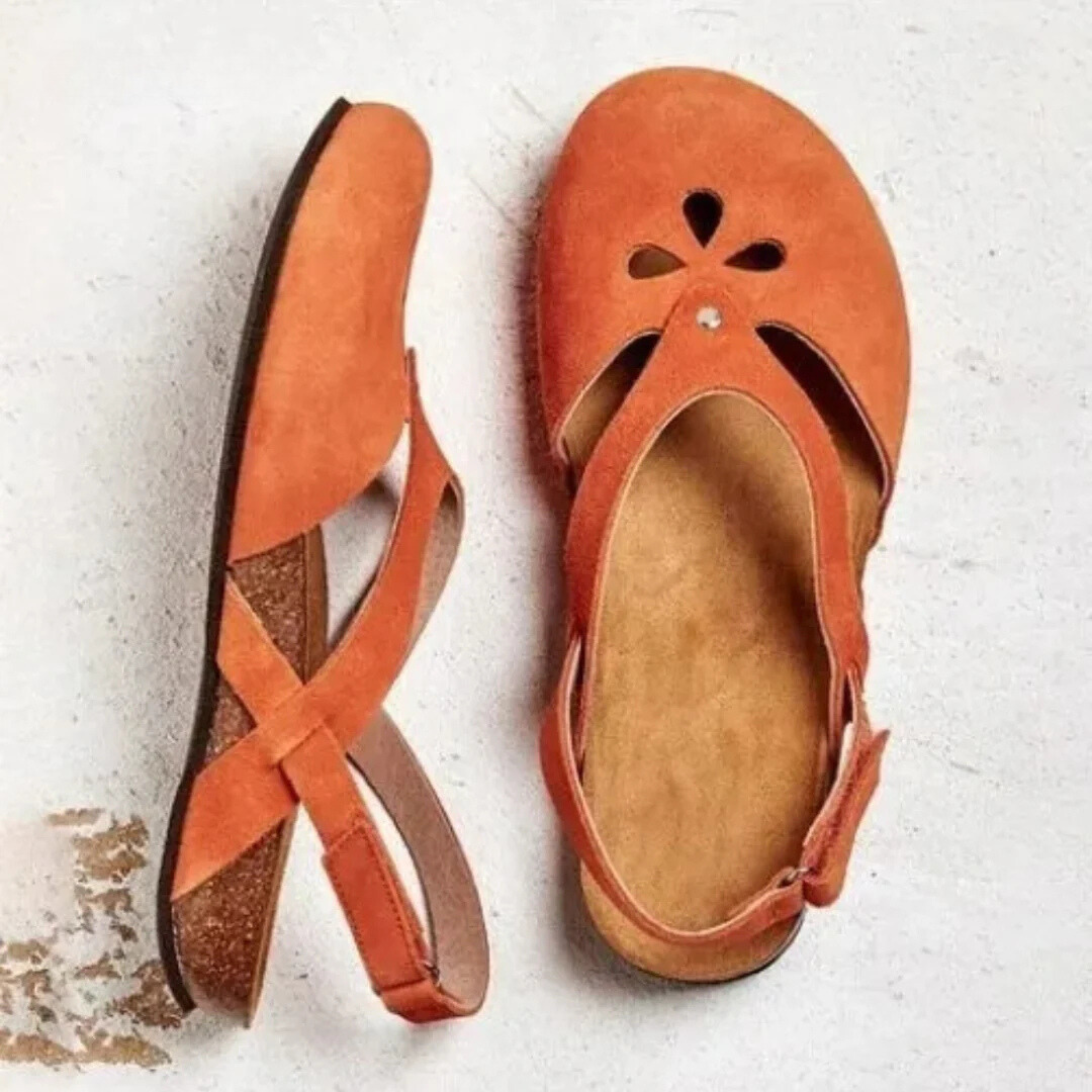 Albertine | Elegante Sandalen – Geschlossener Zehenbereich und sichere Passform 