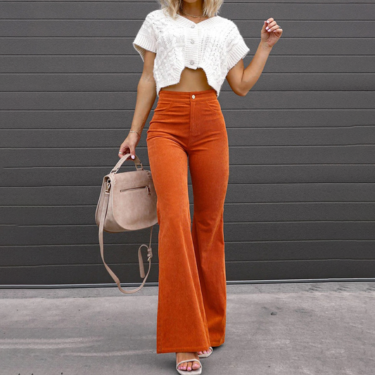 Mireille | Pantalon Évasé Chic Et Tendance