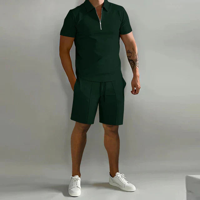 Brayan | Zestaw polo i szorty dla mężczyzn 