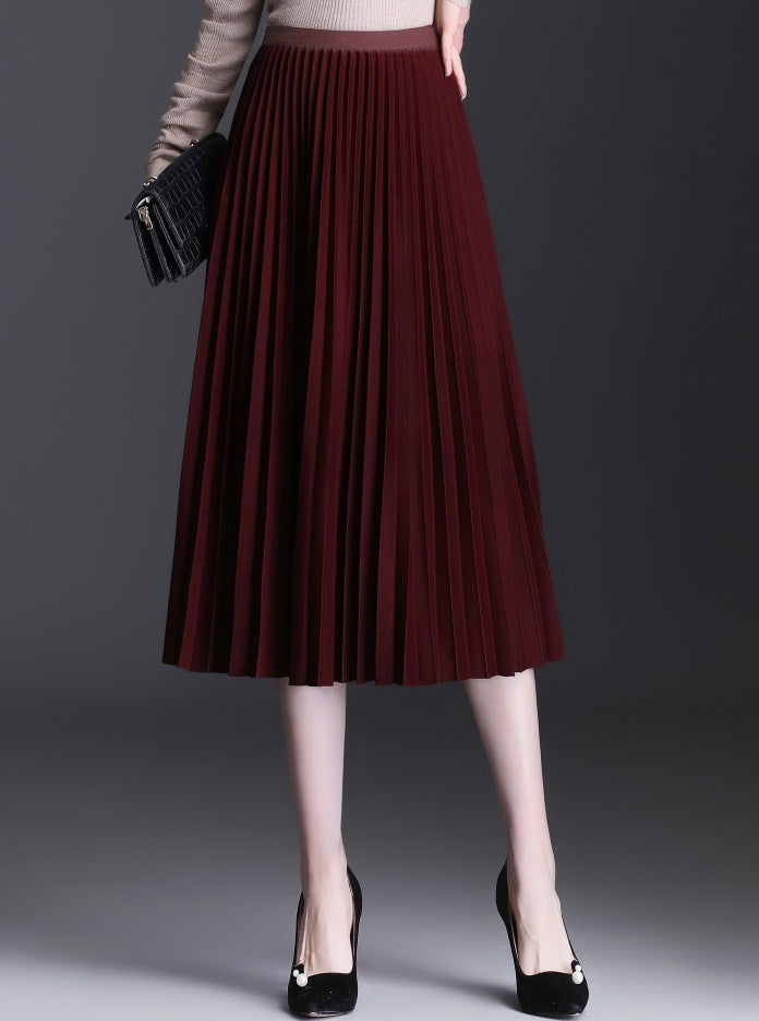 Céline | Fustă plisată cu talie înaltă – Eleganță și siluetă sublimată 