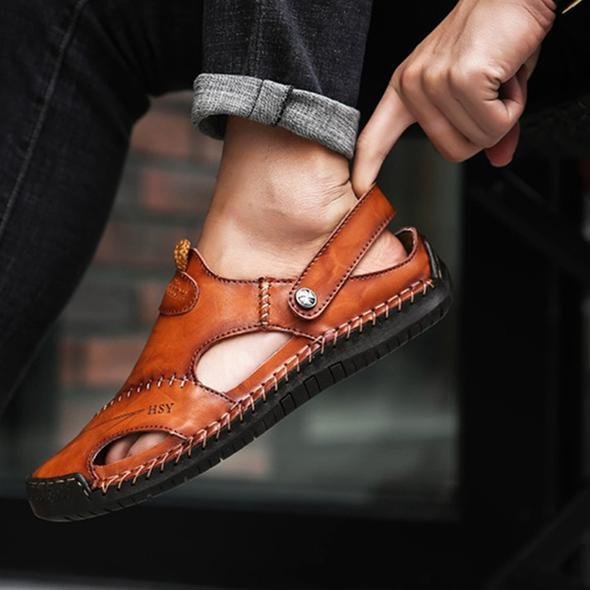 Cesare | Sandali Uomo – Comfort Morbido e Stile Aerato 