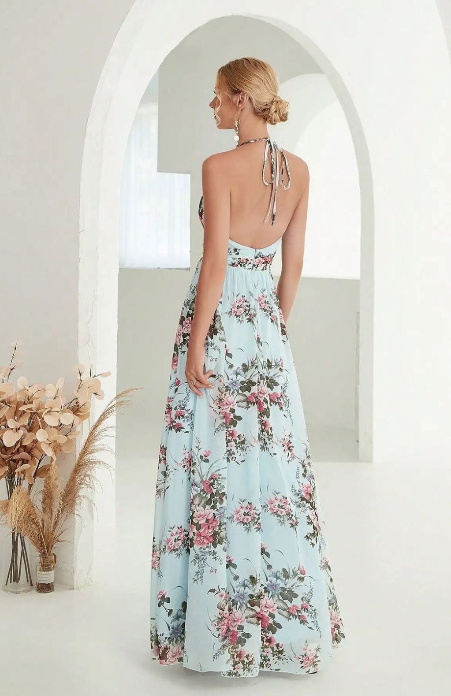 Eva | Elegant Printed Dress – Perfect For Weddings 