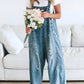 Lucie | Lässige ärmellose Jeanslatzhose 