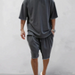 Adrien|Set Oversized T-Shirt en Short voor een Comfortabele en Stijlvolle Look 
