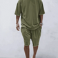 Adrien|Set Oversized T-Shirt en Short voor een Comfortabele en Stijlvolle Look 
