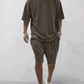 Adrien|Set Oversized T-Shirt en Short voor een Comfortabele en Stijlvolle Look 