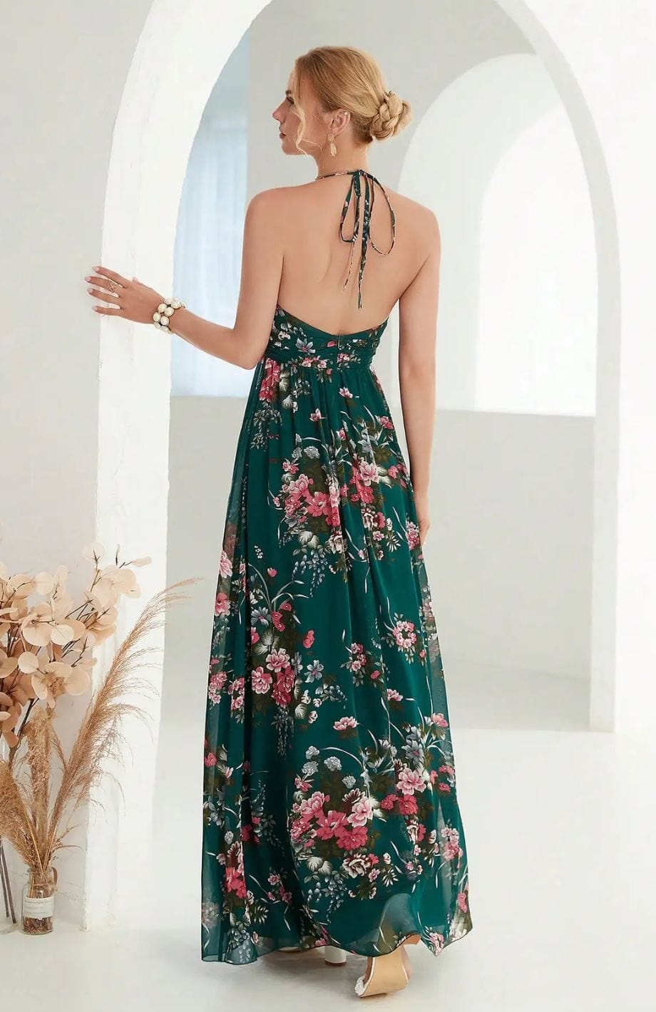 Eva | Elegant Printed Dress – Perfect For Weddings 