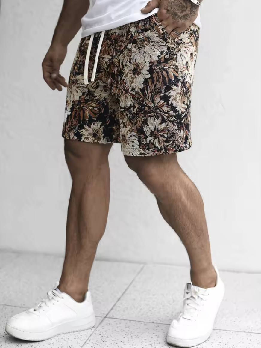 Thomas|Korte Bloemige Zomer Man Stijl Comfortabel 