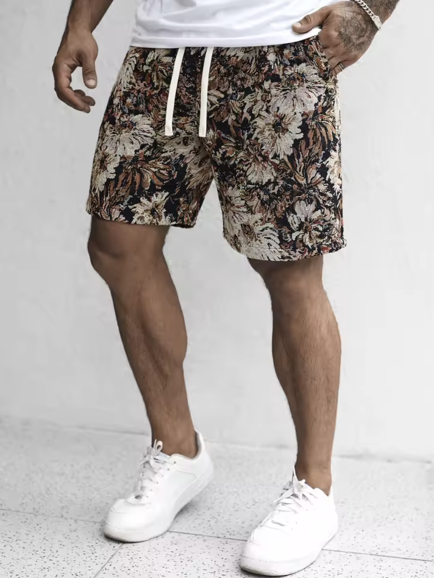 Thomas|Korte Bloemige Zomer Man Stijl Comfortabel 