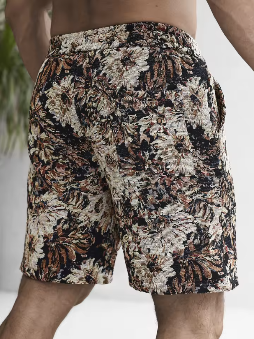 Thomas|Korte Bloemige Zomer Man Stijl Comfortabel 