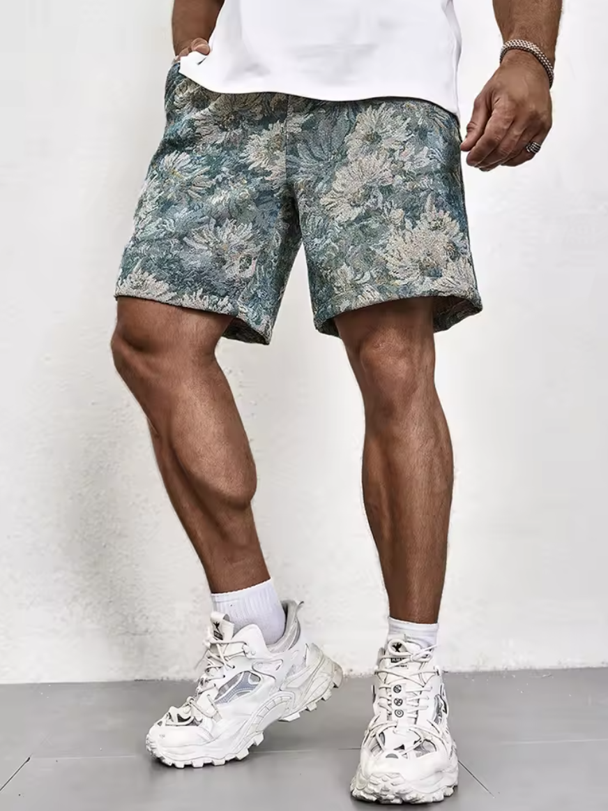 Thomas|Korte Bloemige Zomer Man Stijl Comfortabel 