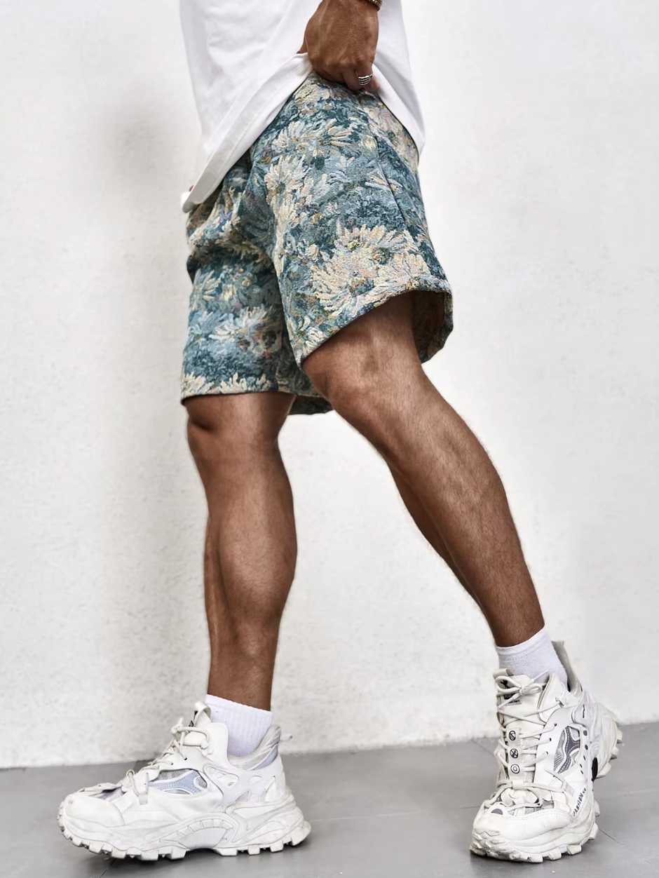 Thomas|Korte Bloemige Zomer Man Stijl Comfortabel 